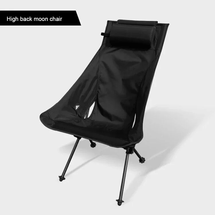 Lightweight pure carbon fiber outdoor moon camping chair