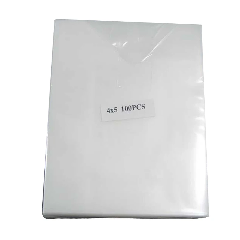 Proscope 100x Acid-Free 4x5 5x7 8x10 Storage Sheets Page Bag Archival B/W Film Negative