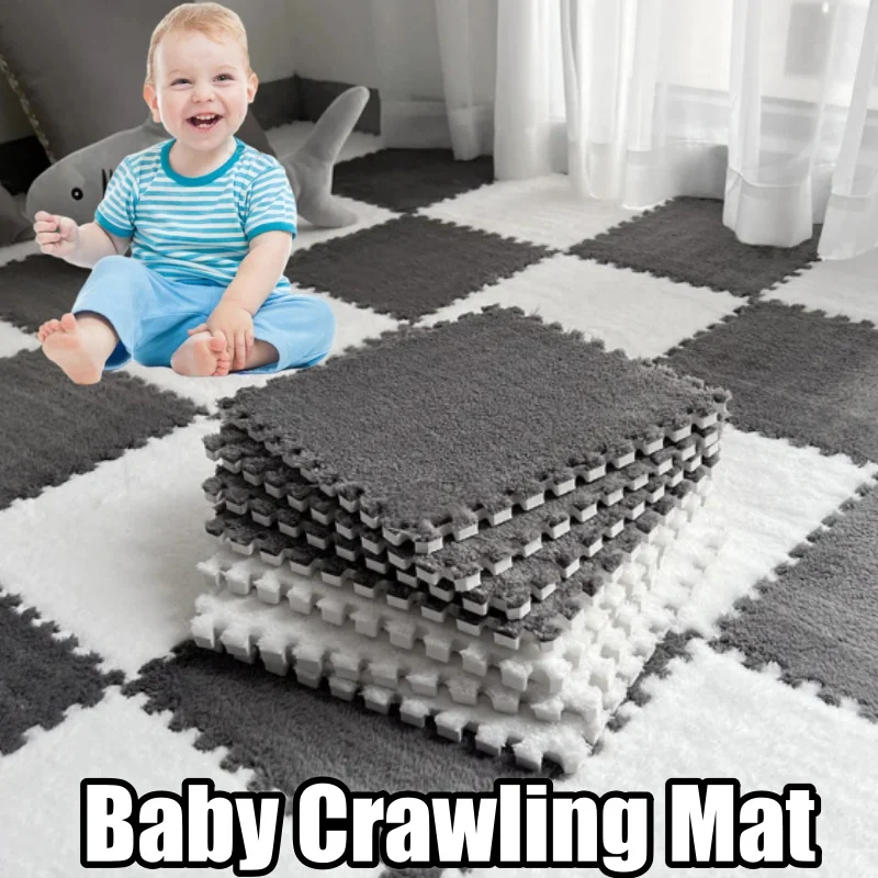 

Kids Room Activity Mat Non-Slip Baby Crawling Playmat EVA Foam Puzzle Carpet for Nursery Living Room Decor and Floor Protection