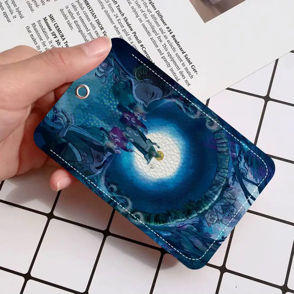 Wolfwalkers بو الجلود الناعمة مستطيلة حامل بطاقة المفاتيح التعريفي مصعد غطاء للحماية الشباب Faion Accory #4