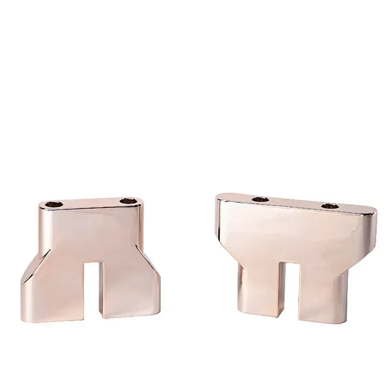 

Creative resin candle holder combination, modern simple gold resin craft candle cup, model room real estate jewelry combination