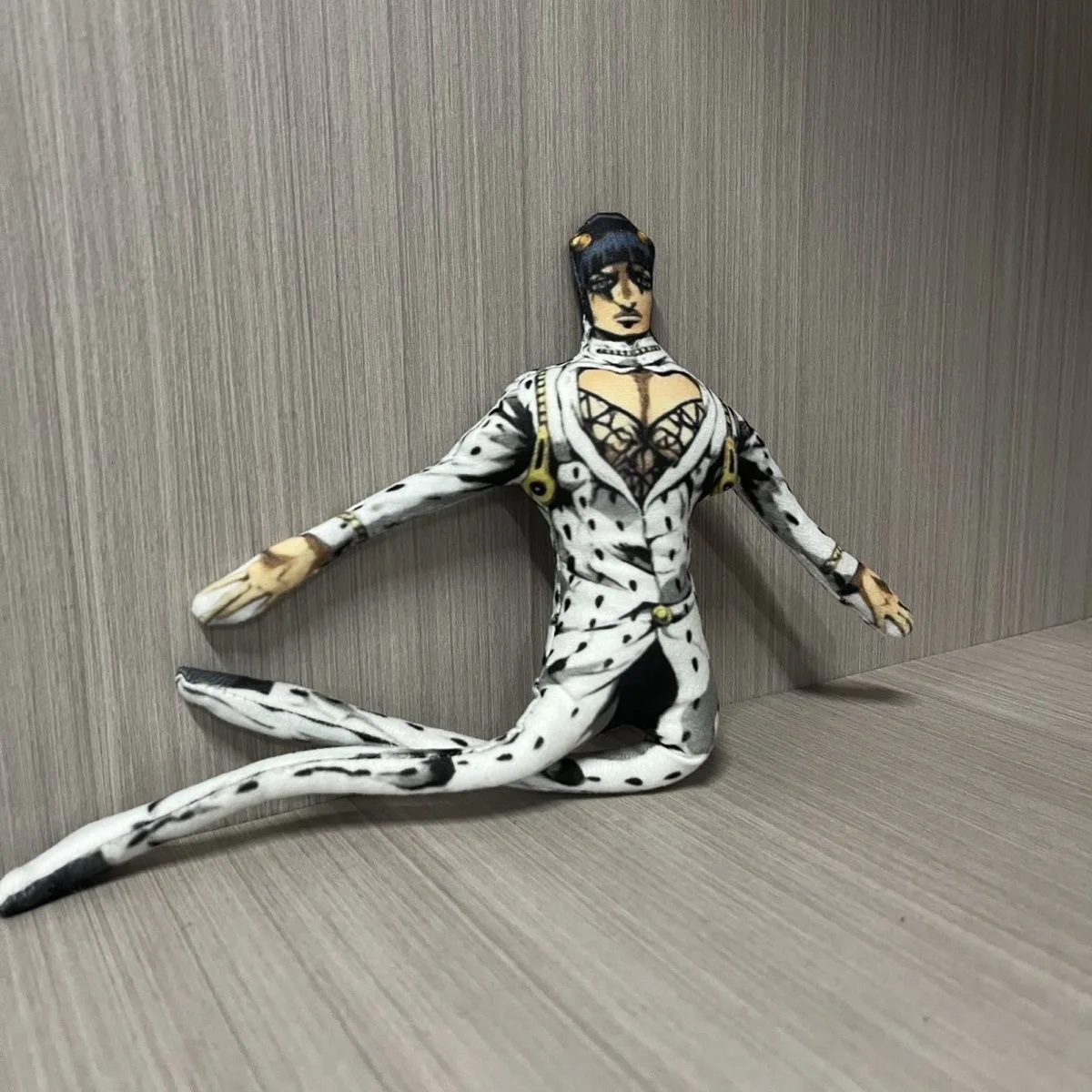 JoJo's Bizarre Adventure Plush Doll Jotaro Joseph Johnny Gyro Wire Skeleton Poseable Stuffed Toy Anime Cosplay Gift Decor