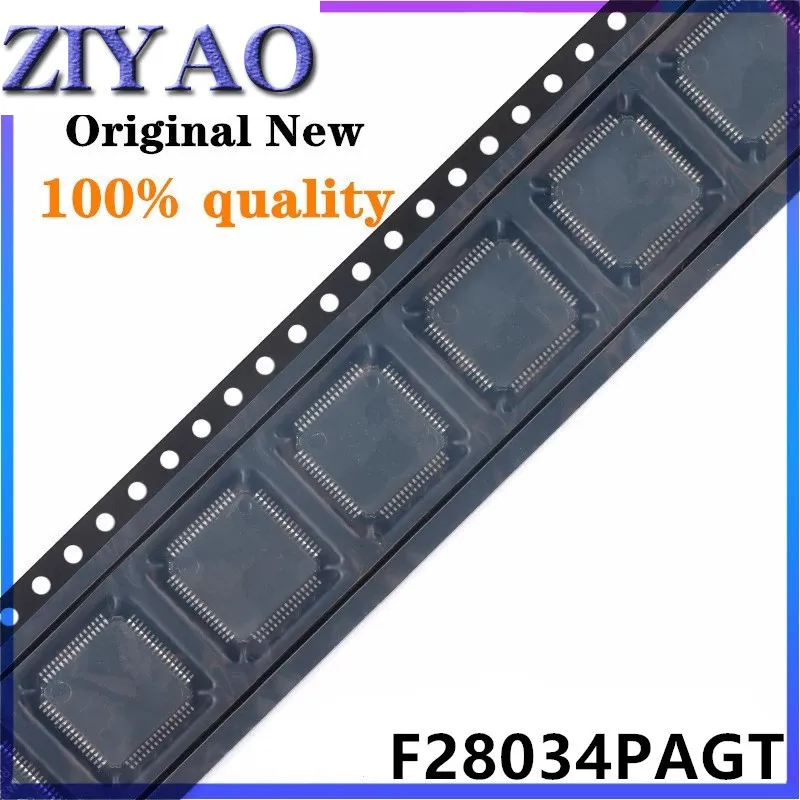 

5Pieces TMS320F28034PAGT TQFP-64 F28034PAGT Microcontroller Chip IC Integrated Circuit Original Brand New