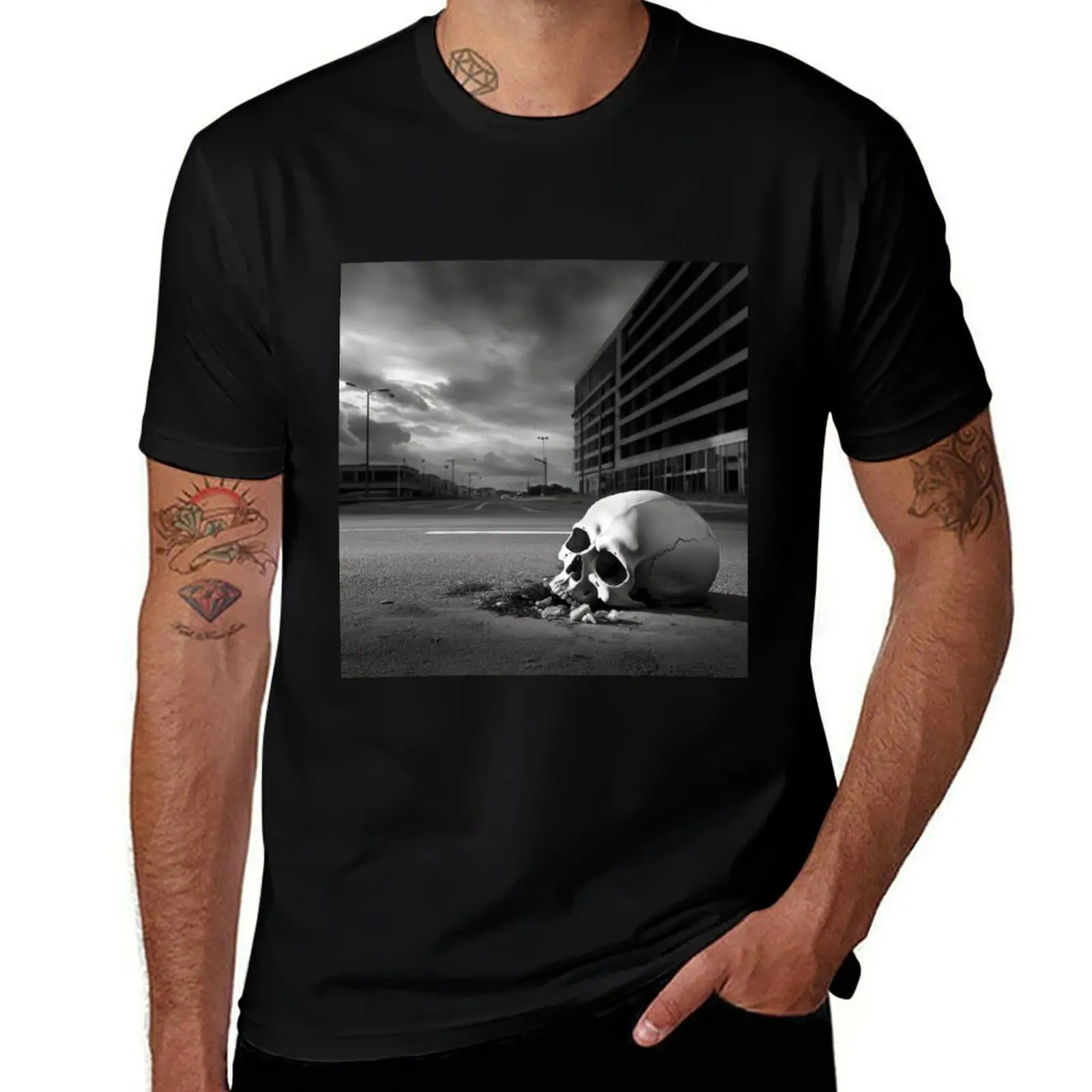 

Street Skull T-Shirt customizeds custom shirt baggy shirts anime stuff men tshirt