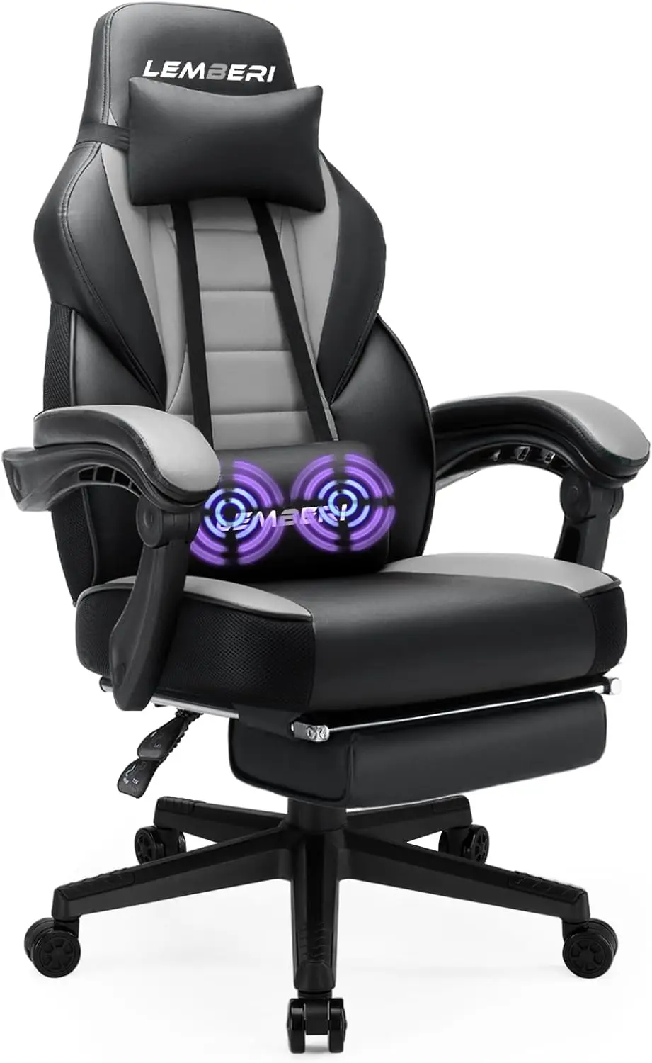 

Gaming Chairs with Footrest,Ergonomic Video Game Chairs for Adults,Big and Tall Chair 400lb Weight Capacity