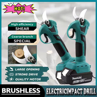Fit Makita 18v Battery Professional Cordless Electrician Scissors Pruning Shears Cutter Wireless Drills Tools Garden Pruner