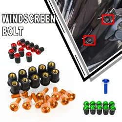 For HONDA Deauville NT650V NT700V DN-01 250 / 300 Fury VT1300CX Windscreen Fairing Cowl Windshield Screws Bolts Kit 5MM Nuts