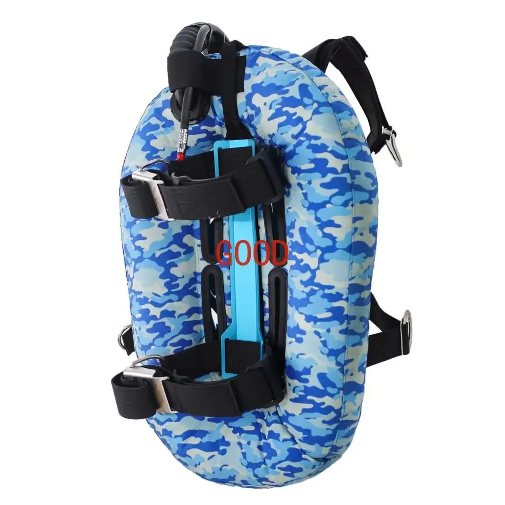 30LBS Scuba Tech Diving BCD for Travel Backmount Donut Wing with Single Cylinder STA Harness Buoyancy Compensators Camouflage