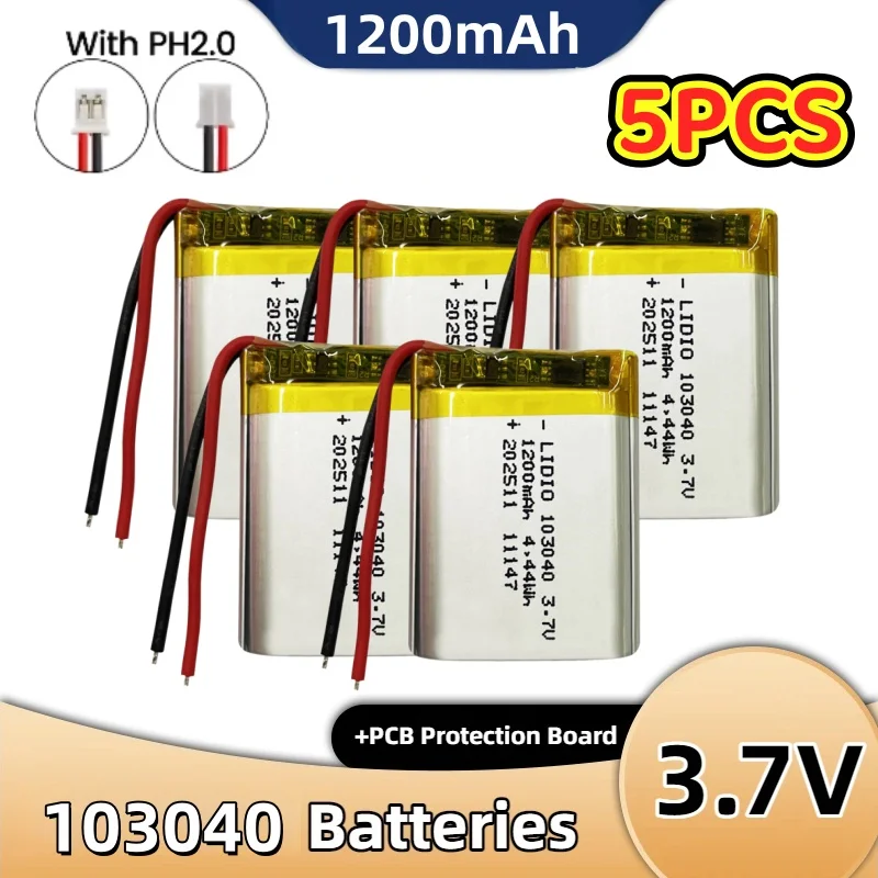 103040 3.7V 1200Mah…