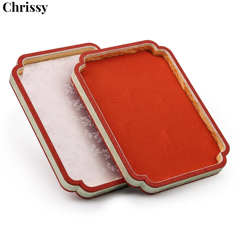 

Light Luxury Jewelry Pallet Cultural and Amusement Jade Jewelry Display Plate Ring Bracelet Storage and Viewing Pallet
