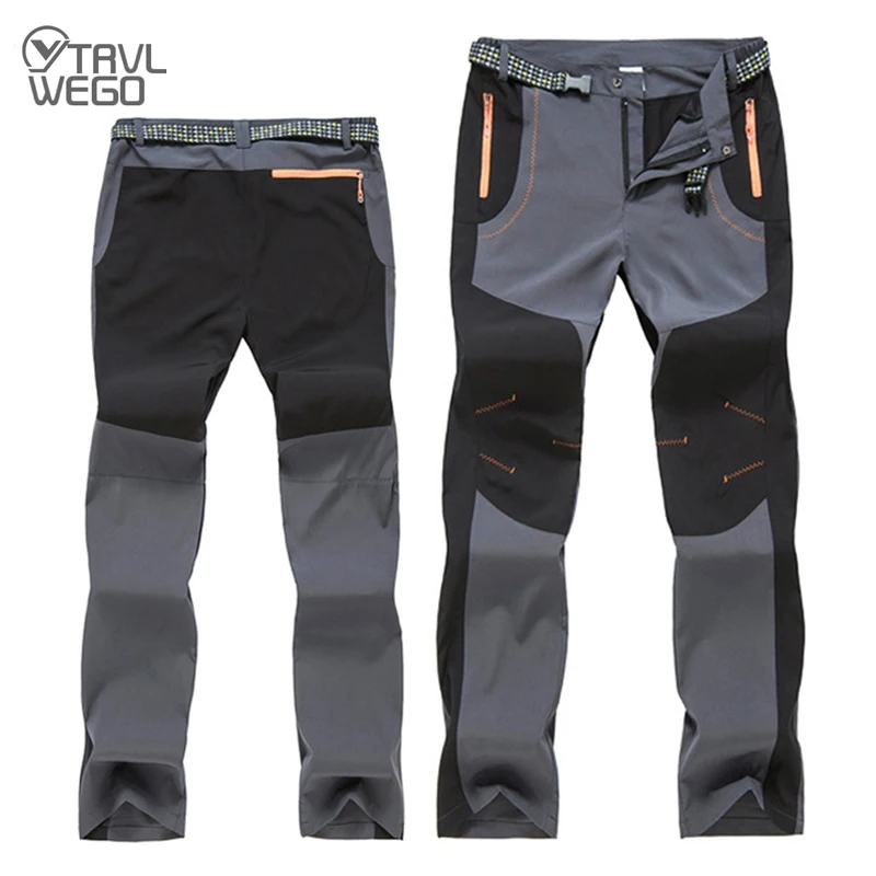 

TRVLWEGO Men Summer Fishing Trousers Hiking Camping Beautiful Price UV-Proof Elastic Thin Fabric Breathe Freely Trekking Pants