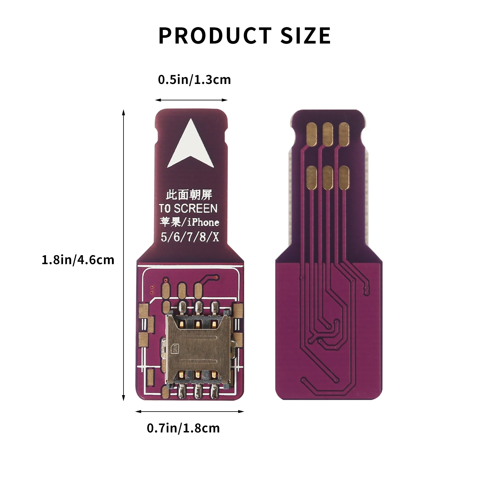 The card insert is suitable for Apple Android card changer, no need to restart, external SIM card reader, fast card opener