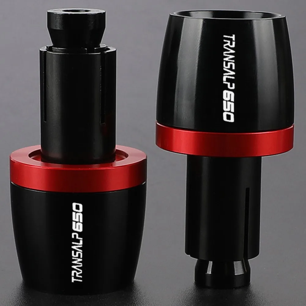 

22MM Handle Bar End Hand Grip For HONDA TRANSALP650 2001-2007 2006 2005 Handlebar ends Plug Cover TRANSALP 650 2004 2003 2002