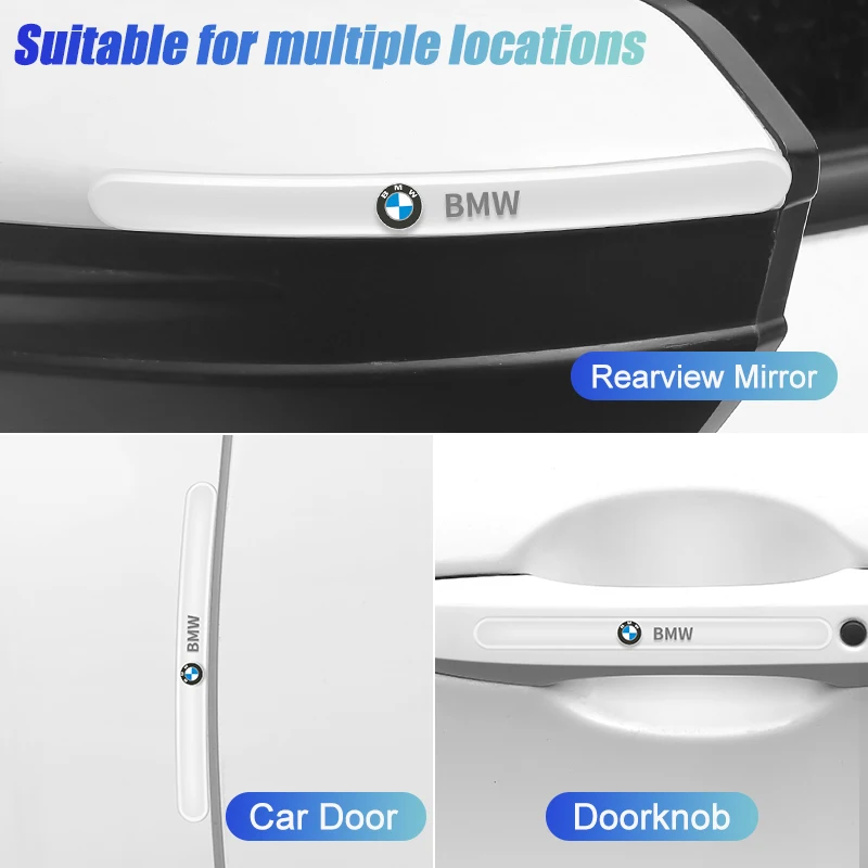 Pegatinas protectoras transparentes para manija de puerta de coche, para BMW Serie 1, 2, 3, 4, 5, 6, 7, X1, X3, X4, X5, X6, X2, X7, F10, F15, F16,