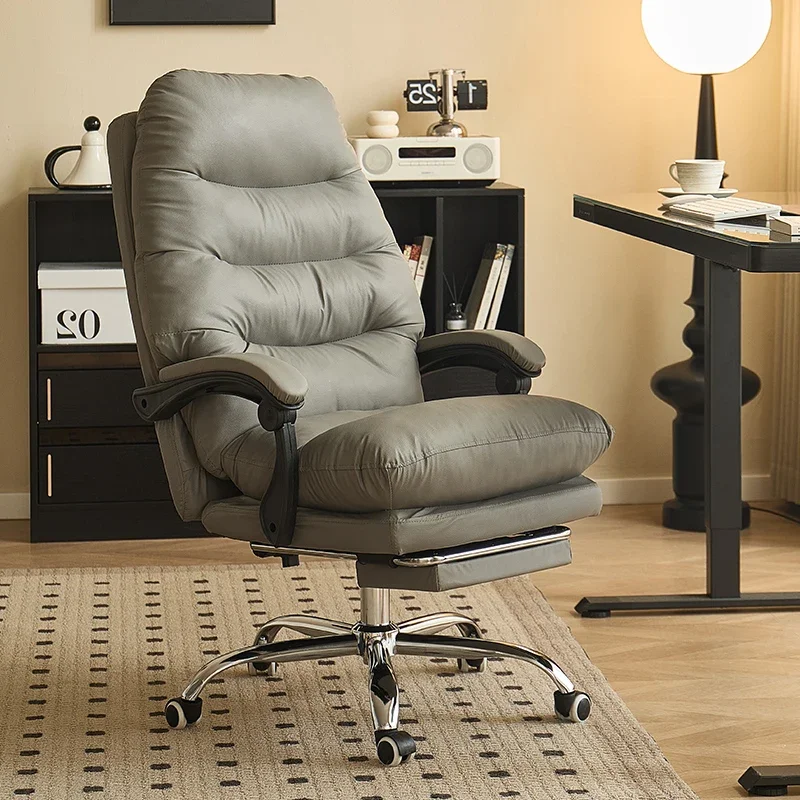 كرسي مكتب منزلي مستلق كرسي أريكة ترفيهي حديث للمكتب كرسي كمبيوتر مريح عالي الظهر لدراسة الجلوس لساعة طويلة #1
