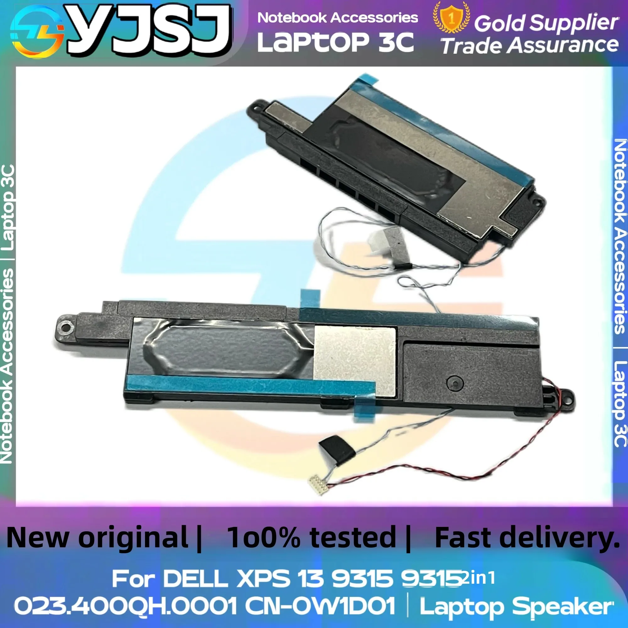 

Новый оригинальный динамик для ноутбука DELL XPS 13 9315 9315, 2 в 1, встроенный динамик, звуковой сигнал 023.400QH.0001 CN-0W1D01