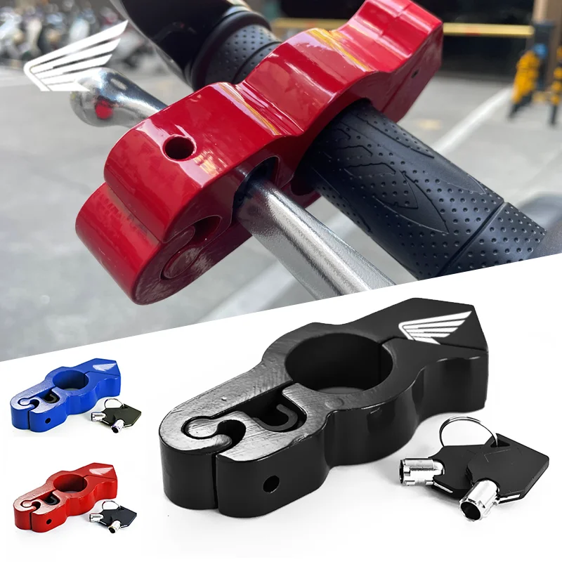 

For Honda CBR 125R 954 600 F4i 650F 650R 1100XX 1000F CBR 600RR 1000RR Grip Brake Lock Anti Theft Security Safety Handlebar Lock