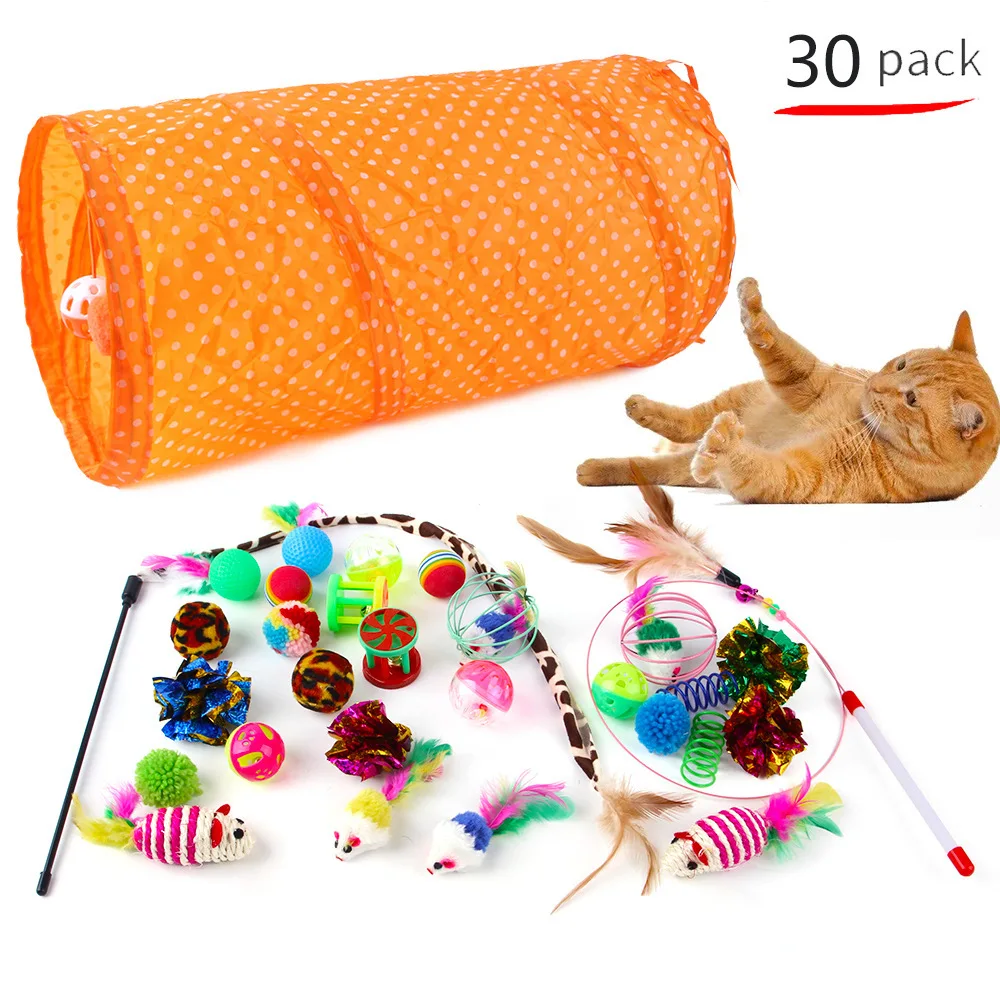Katze Spielzeug Maus Form Bälle Faltbare Katze Kätzchen Spielen Tunnel Chat Lustige Katze Zelt Maus Liefert Simulation Fisch Katze Zubehör – Detail 33
