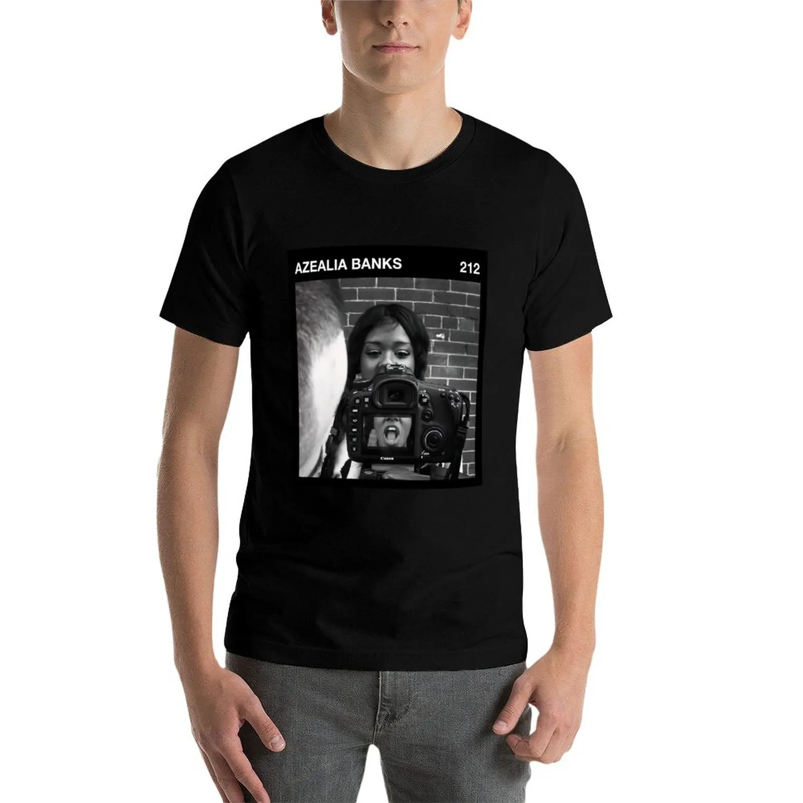 

212 black frame - azealia banks T-Shirt g man t shirts for men graphic t shirts for man t shirt man casual T-Shirt