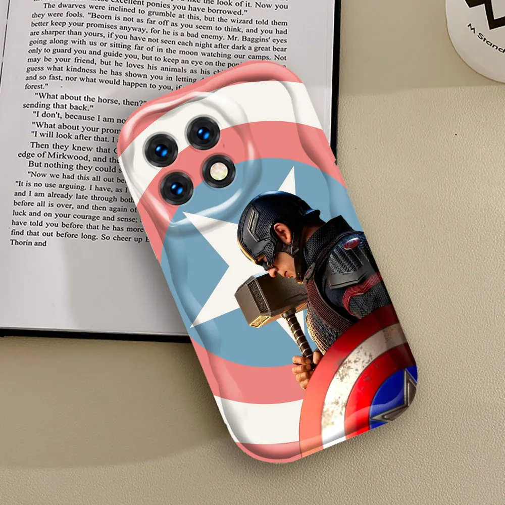 Marvel Captain America Cool Case For Infinix NOTE HOT 40 30 PRO 40I 30I 20 20I 12 9 PLAY Tecno Camon Spark 30 20 20C Wave Cover