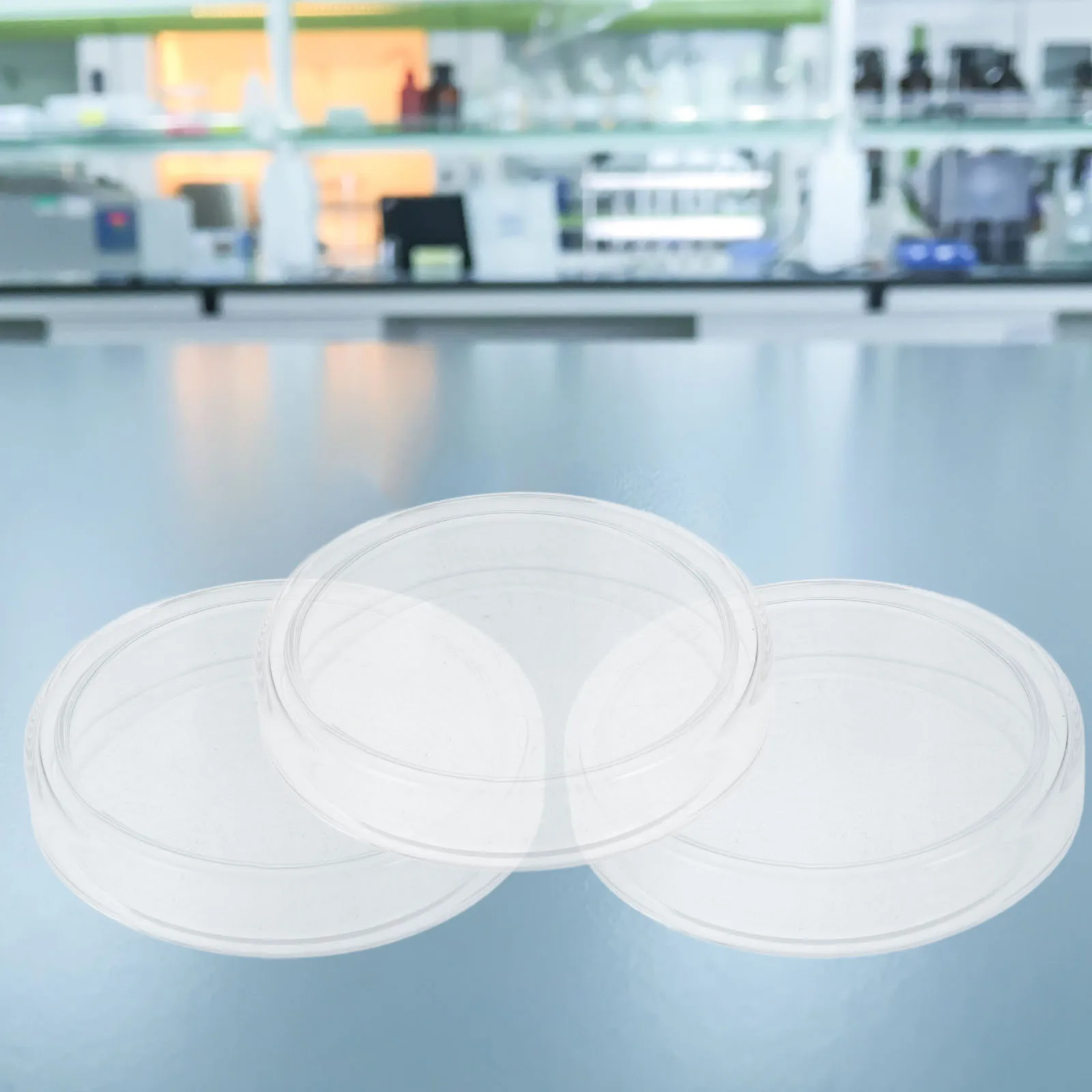 

10pcs Petri Dishes 90X20Mm Clear Plastic Cell Culture Dish Lab Agar Plates Scientific Experiment Supplies For School Research