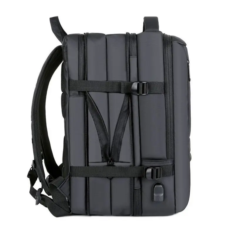 Mochila multifuncional impermeável masculina, carregamento USB, bolsa para laptop de 17 ", capacidade estendida, viagem, negócio, novo