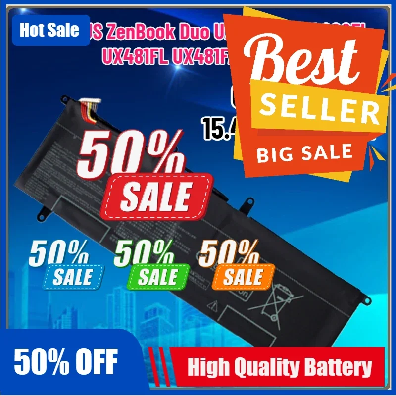 

NewC41N1901 Laptop Battery 0B200-03520100 0B200-03520000 For ASUS ZenBook Duo UX4000F UX4000FL UX481FL UX481FA UX481F