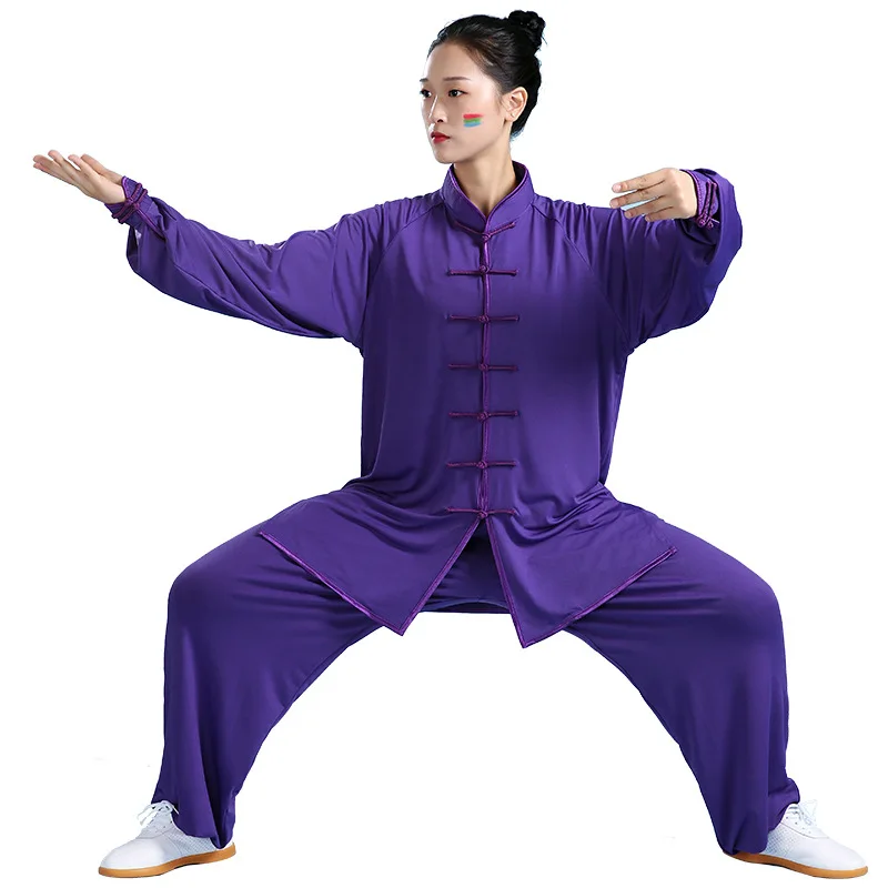 

Tai Chi Suit New Men's and Women's White Martial Arts Practice Set Morning Exercise Suit Neutral