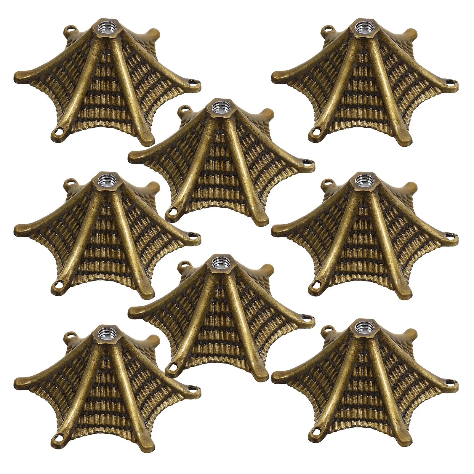 8 قطعة سبائك الزنك الرياح الرنين قبعات الانتهاء دائم مقاومة للصدأ حديقة فناء ديكور في الهواء الطلق الرياح الدقات القبعات العالية