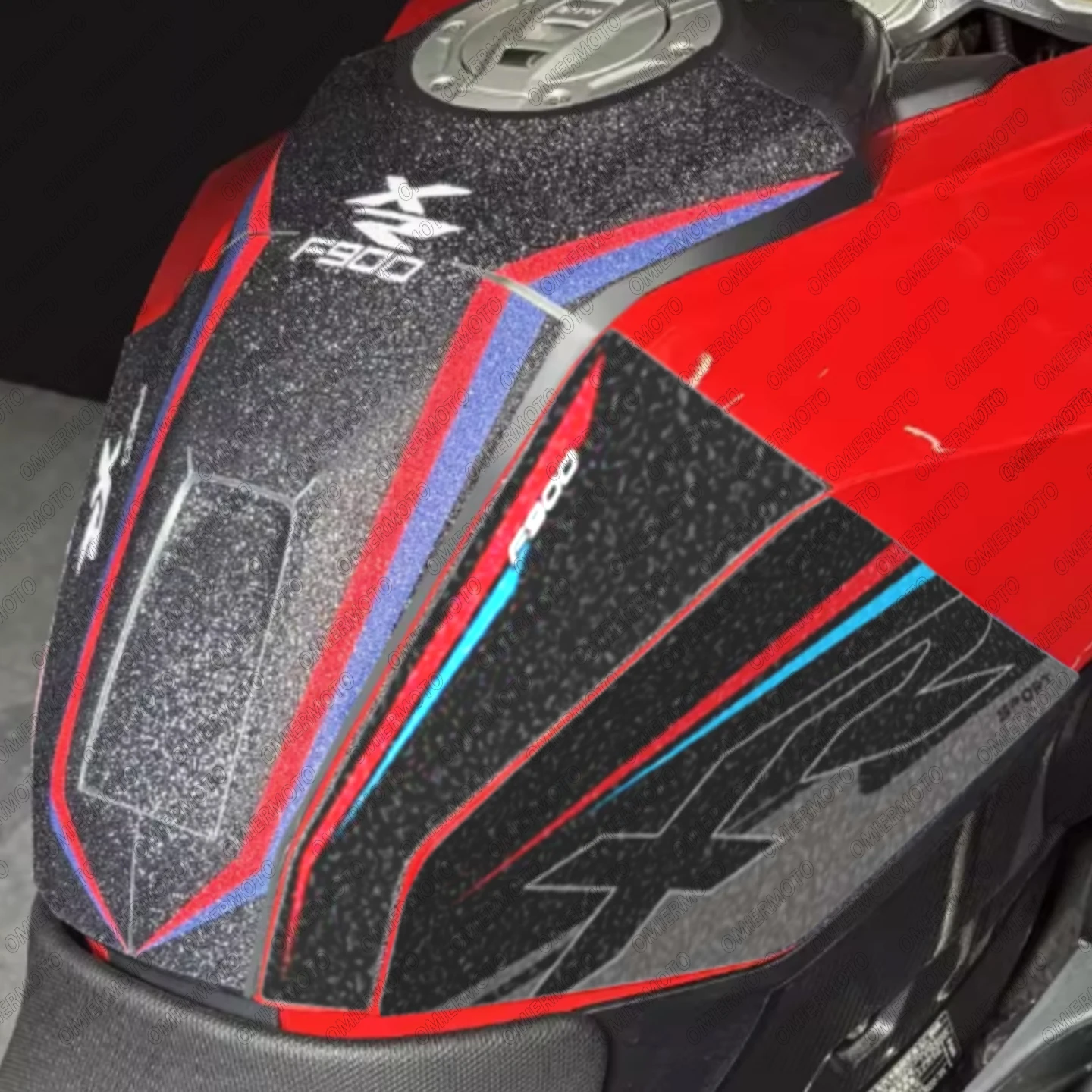 

For F900XR F 900 XR Motorcycle Accessories Tank Pad Protector Frosting Sticker Decals