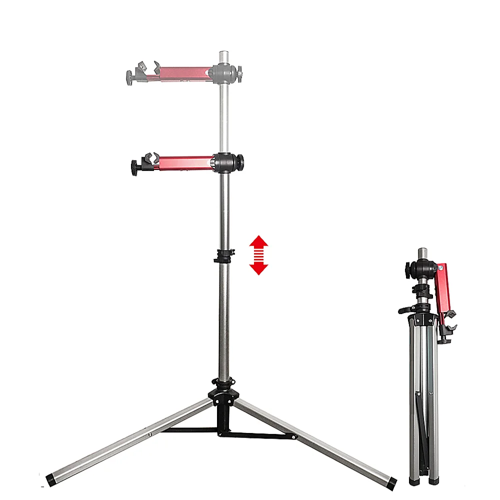 

Professional Bicycle Display Stand Steel Telescopic Arm Bicycle Rack Aluminum Foldable Mountain Bike Repair Stand