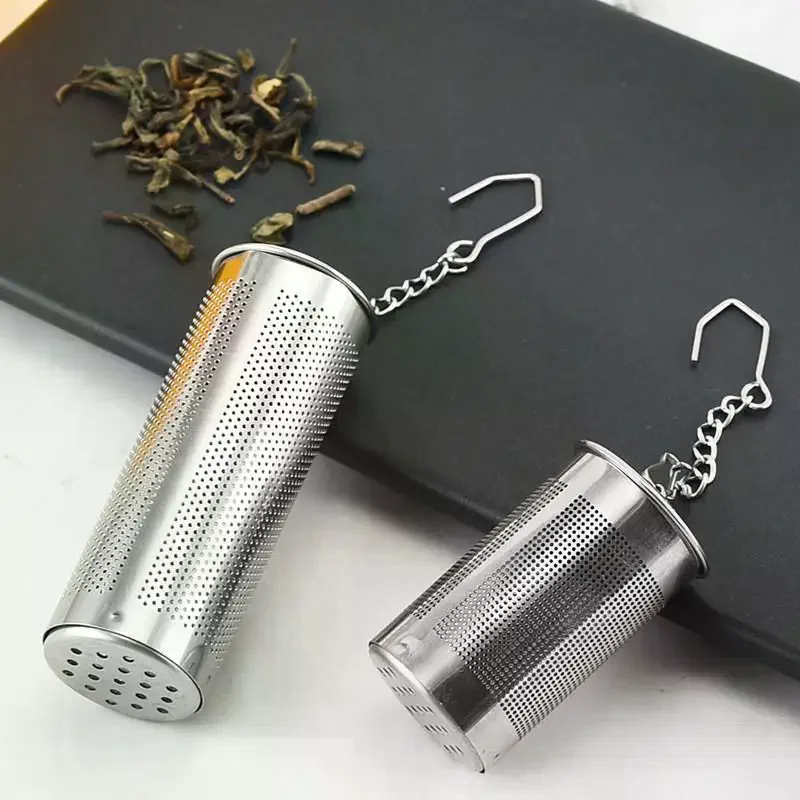 Stainless Steel Tea Infuser Strainer: Fine Mesh Spice Seasoning Ball Teapot Coffee Filter Teaware