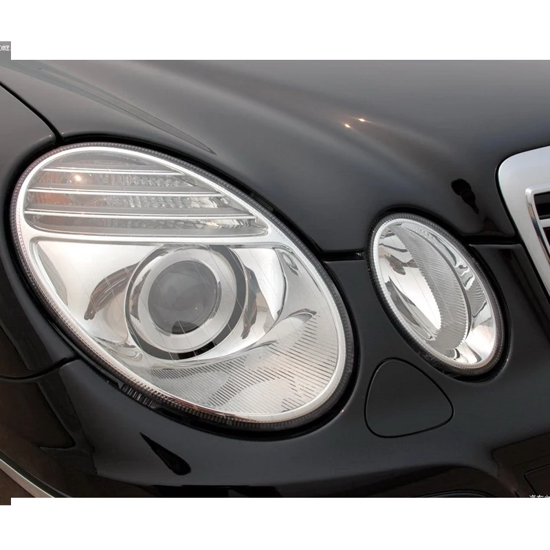 For Benz W211 E240 E200 E280 E300 Headlight Shell Transparent Lampshade Cover Headlamp Lens 2004 2005 2006 2007 2008 2009