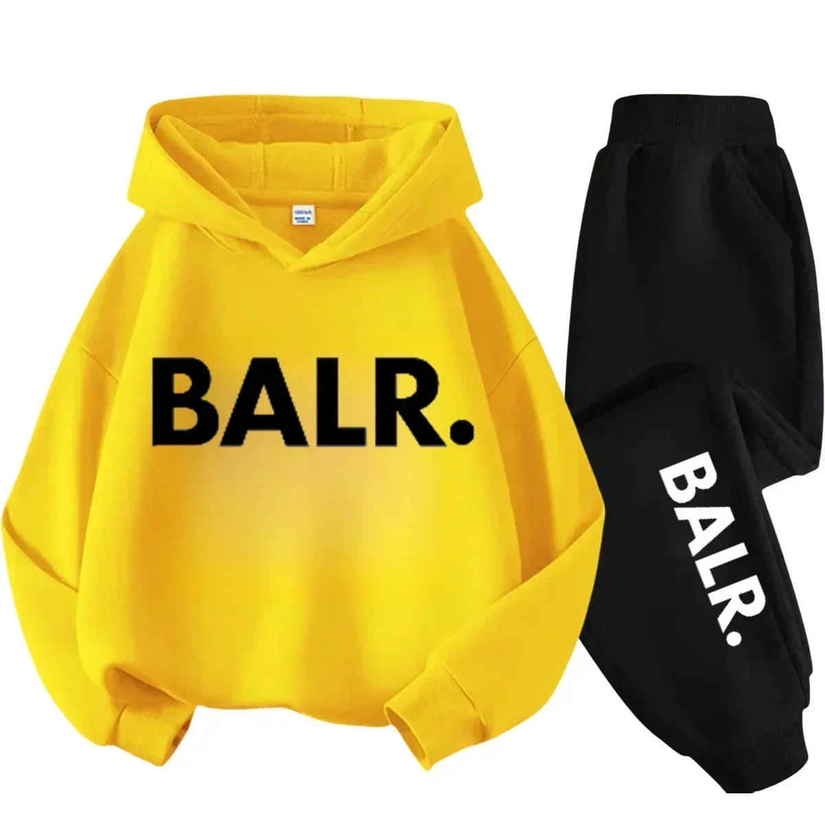 Kinder-Hoodie-Set Herbst Winter New York USA Buchstaben-Grafik Sweatshirt Hosenanzug Baby Jungen Mädchen Kinder Sport Zweiteiliger Trainingsanzug – Detail 7