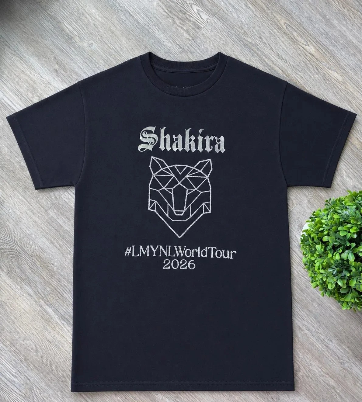 2026 New Shakira Family Matching Unisex Oversized T Shirt Geometric LMYNL World Tour 2026 Graphic Print Streetwear Casual Tee