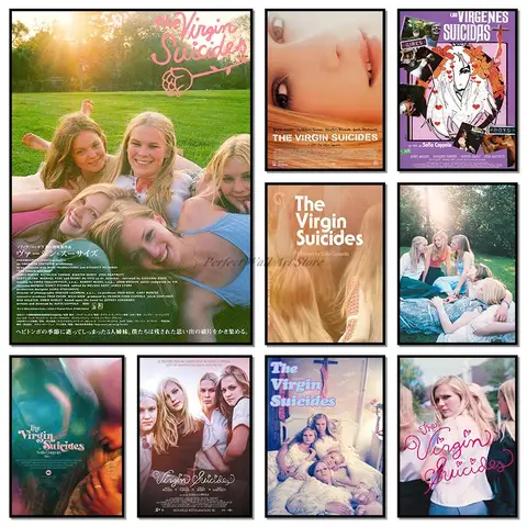Klassisk Sofia Coppola-filmen The Virgin Suicides Film Poster Canvastavla och tryck Väggkonst Bild för Heminredning Gåvor 8 best sales två gånger affisch - №4