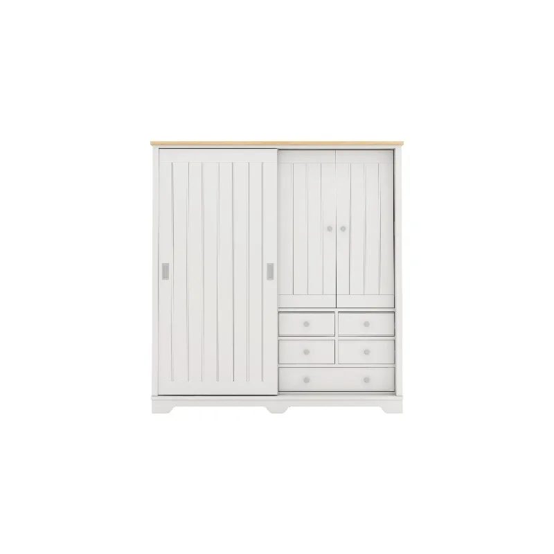 sliding door 1.9m wardrobe white matte wardrobe bedroom furniture large wardrobe