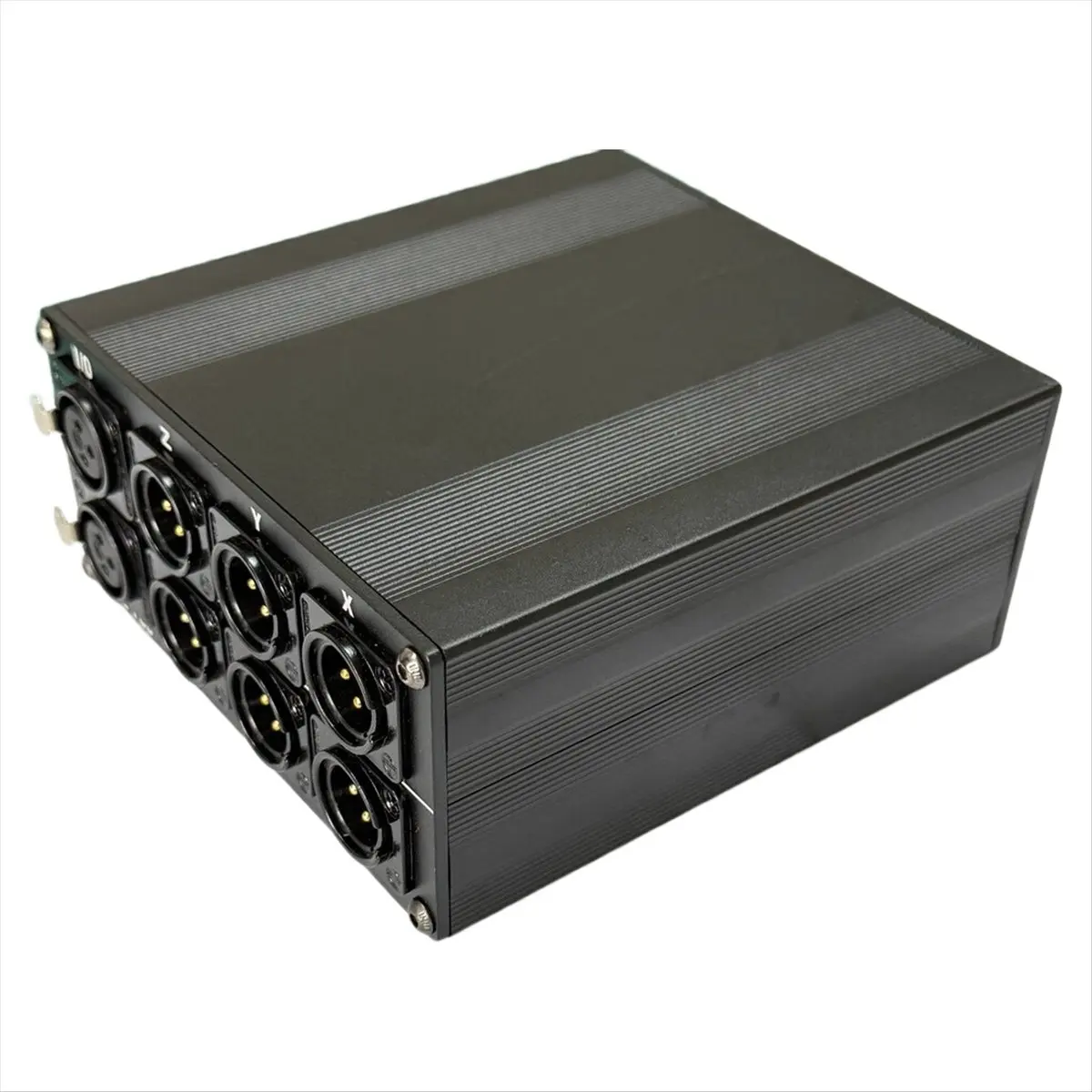DT89 HOT 3-Way Passive Stereo Audio Switcher XLR 3-Male 1-Female Switcher Out or 1 in 3 Out Splitter Box XLR