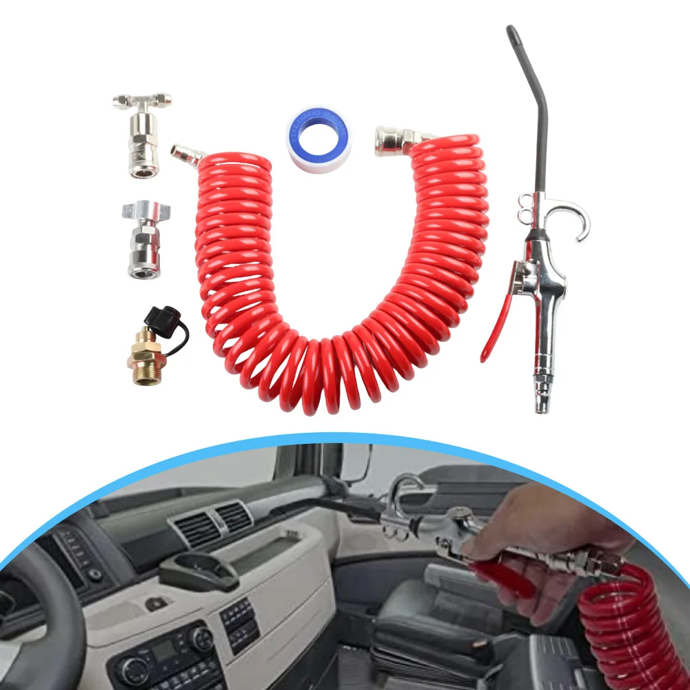 For Buses For Trucks High-Pressure Blow Tool Air Blow Tool Interior Cleaning Air Ride Seat Compatibility All-Metal Construction