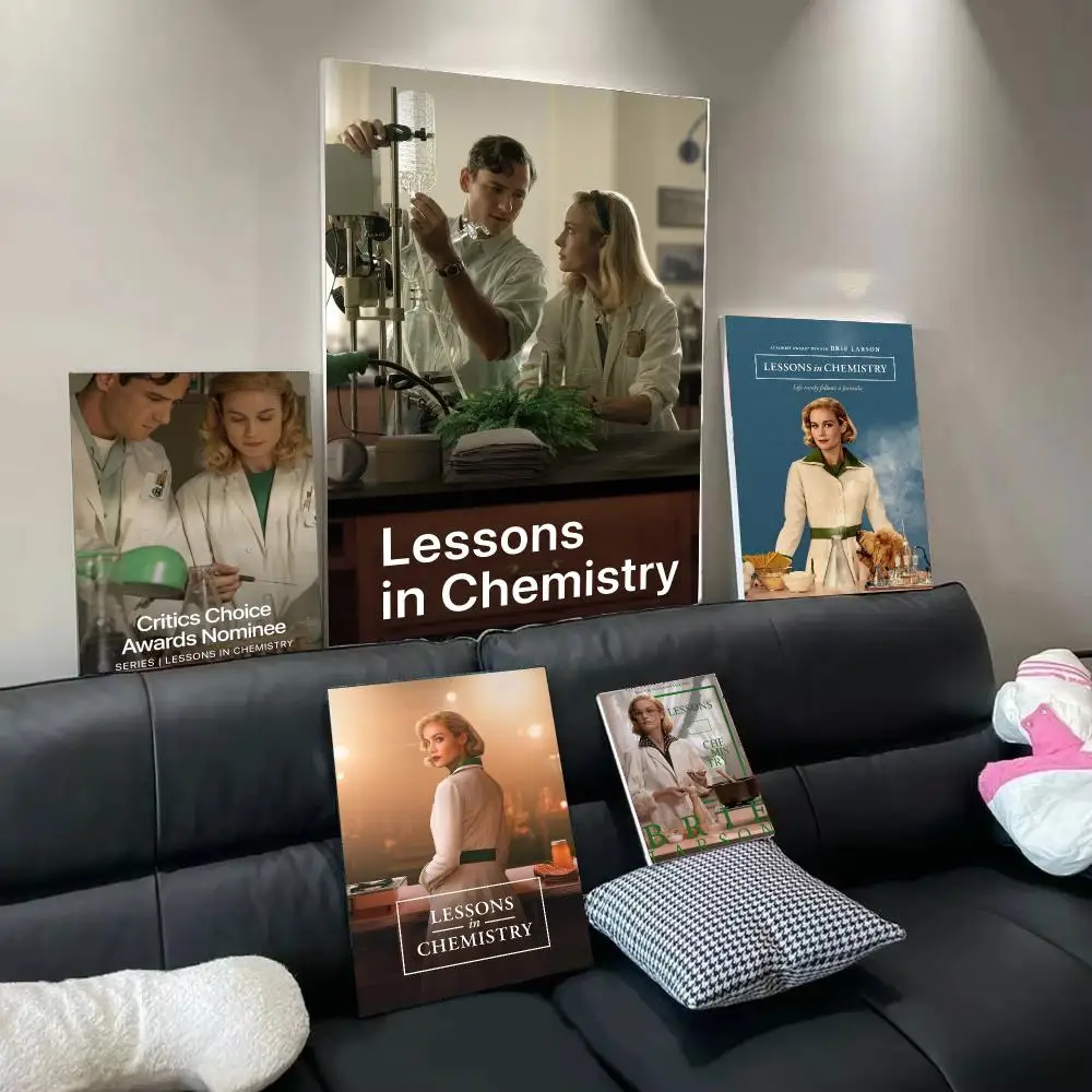 Movie L-Lessons in Chemistry Poster Modern  Wall Art Aesthetic Minimalist Bedroom Decor Cafe Home Gift