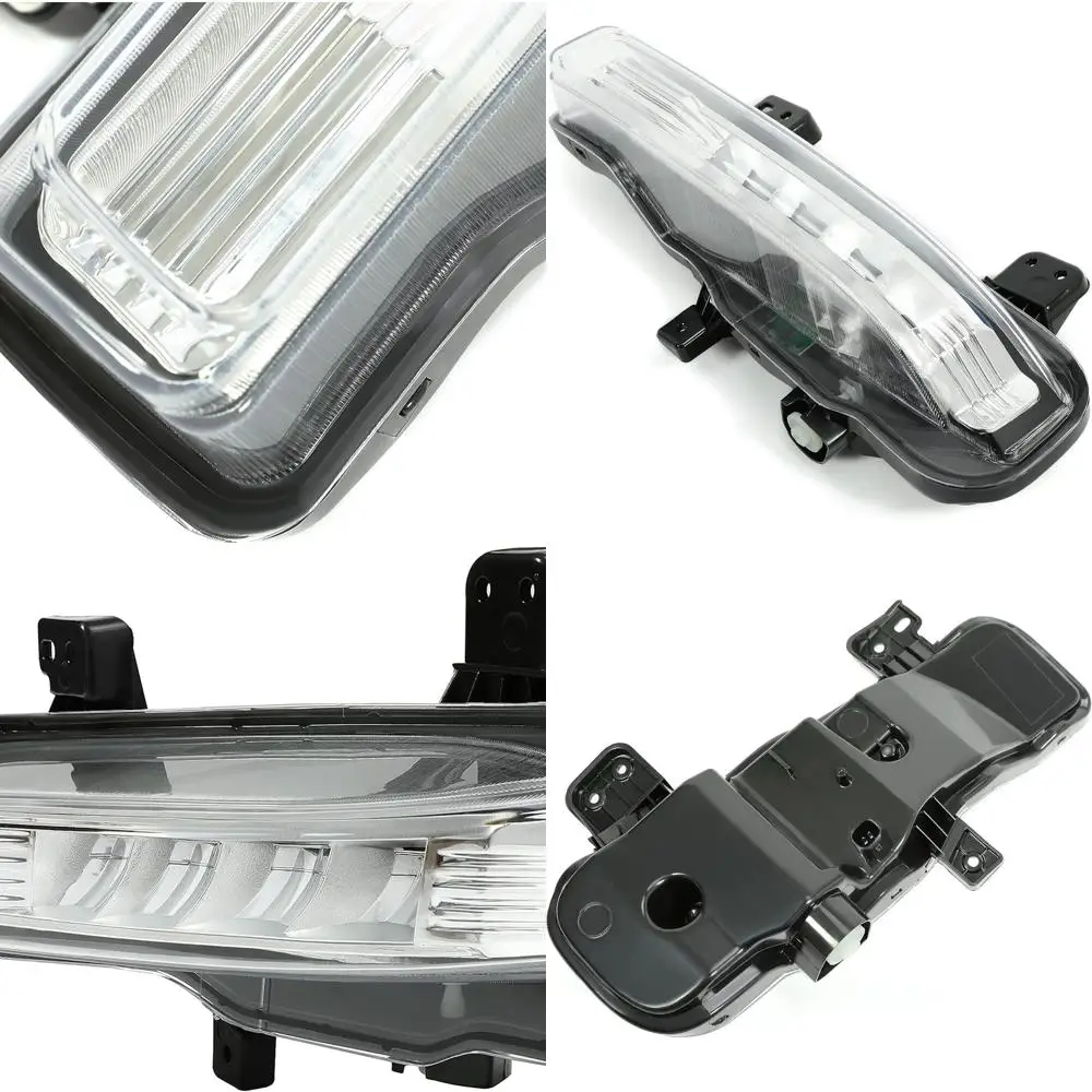 

2020-2023 Ford Explorer Clear Lens White Light LED Driving Fog Lamp Replacement for LB5Z15201AFO2592254, LB5B-15A255-AC, Driver