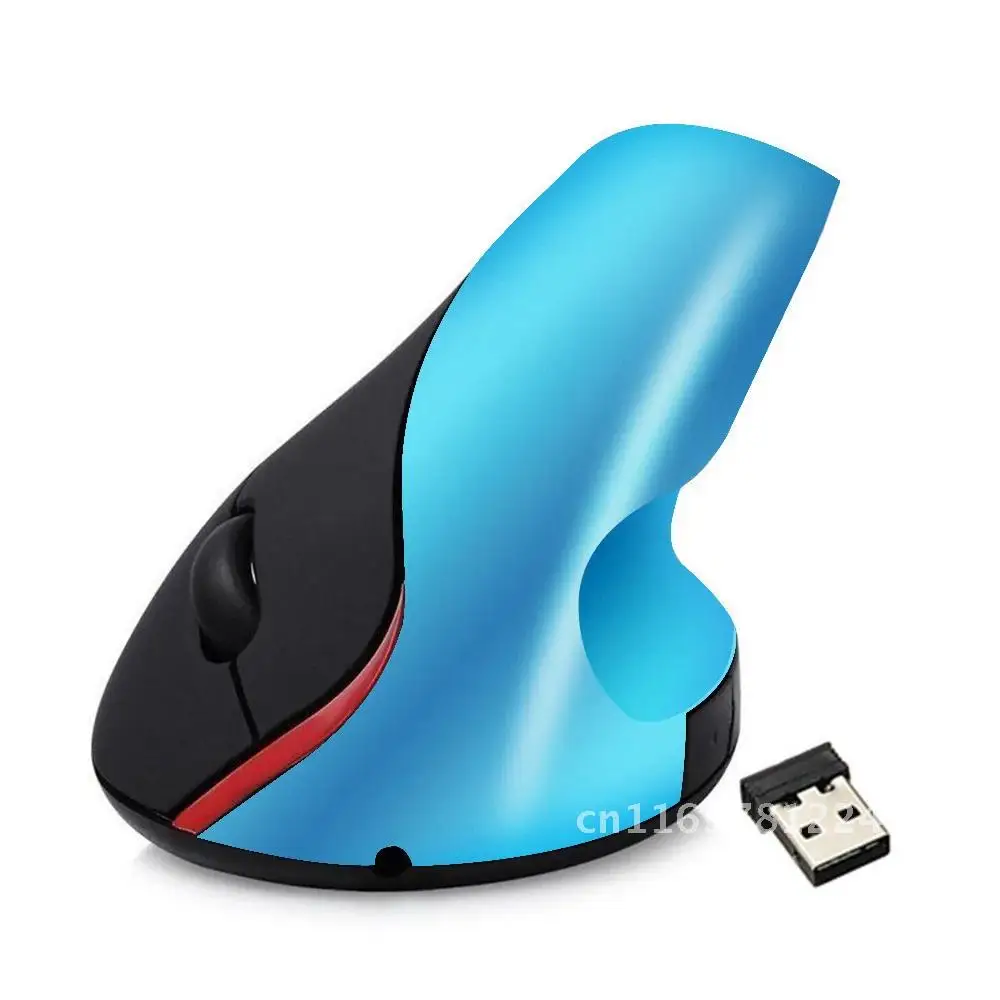 Vertical Rechargeable Wireless Mouse for Right Hand Ergonomic Gamer 2400DPI Computer Office Laptop by SeenDa