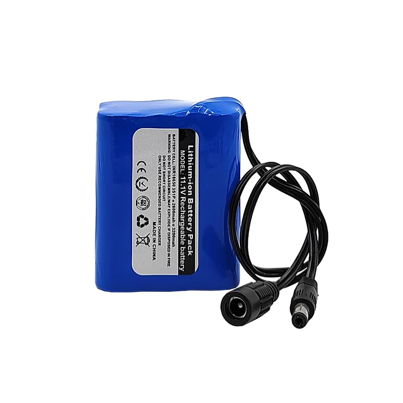 12V Lithium battery pack Large capacity rechargeable audio monitoring solar cell 12v energy storage power supply custom cell