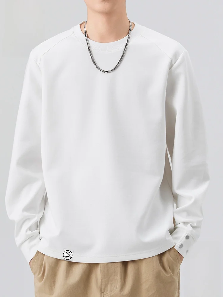 

PaulFrank M Hoodies Casual Long Sve round Ne Heavyweight Sweatirt Inner Wear for Men Autumn Comfortable Polyester C...