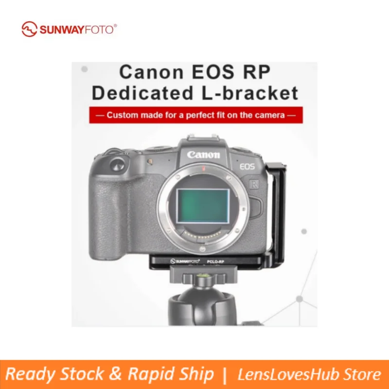 

SUNWAYFOTO PCLO-RP One-Piece Tripod Head Quick Release Plate For EOS R Tripod Head L-bracket Specific Aluminum Quick Release