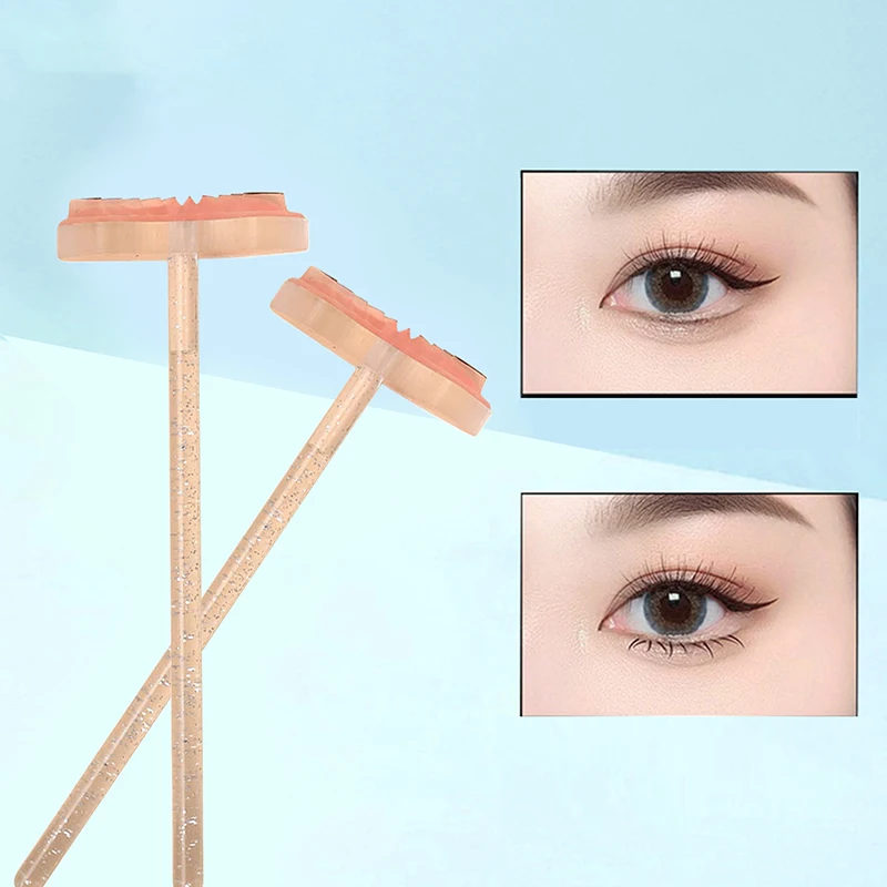 Silicone Lower Eyelash Eyeliner Stamp Lashes Extension Ink DIY Seal Cosmetic Ink Lash EyeLine Tools Lazy Eyeline Stamp Makeup