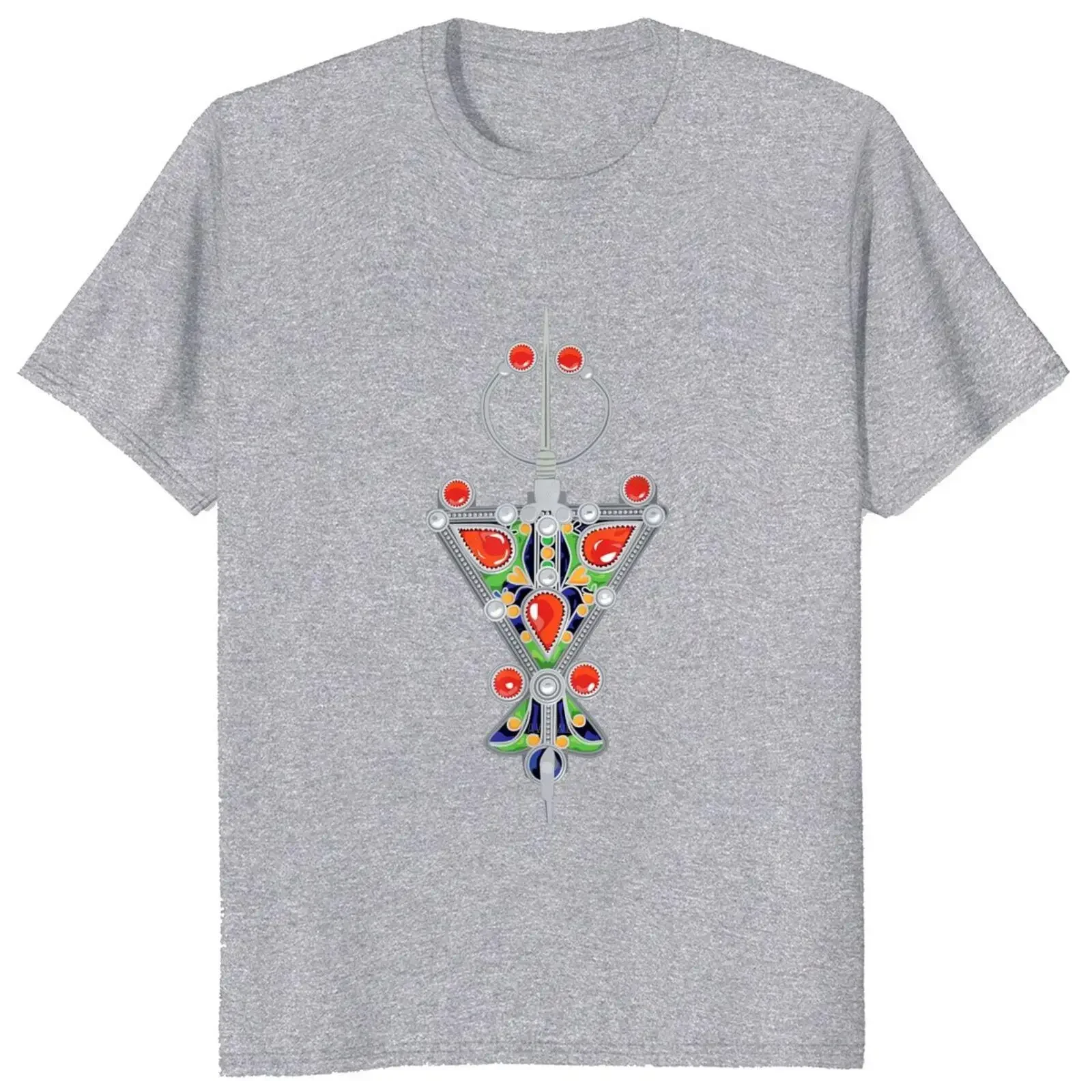 Tops Summer Casual Cotton Unisex T Shirts EU Size Pride Algeria Berber Culture Lovers Tee Kabyle Tafzimth Amazigh T-Shirt 2024 image 3
