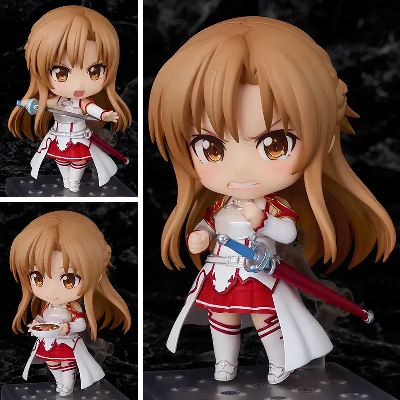 

Sword Art Online Nendoroid 1669 Asuna Yuuki Q Version Action Figure With Multiple Accessories Collectible Anime Model Toy Gifts