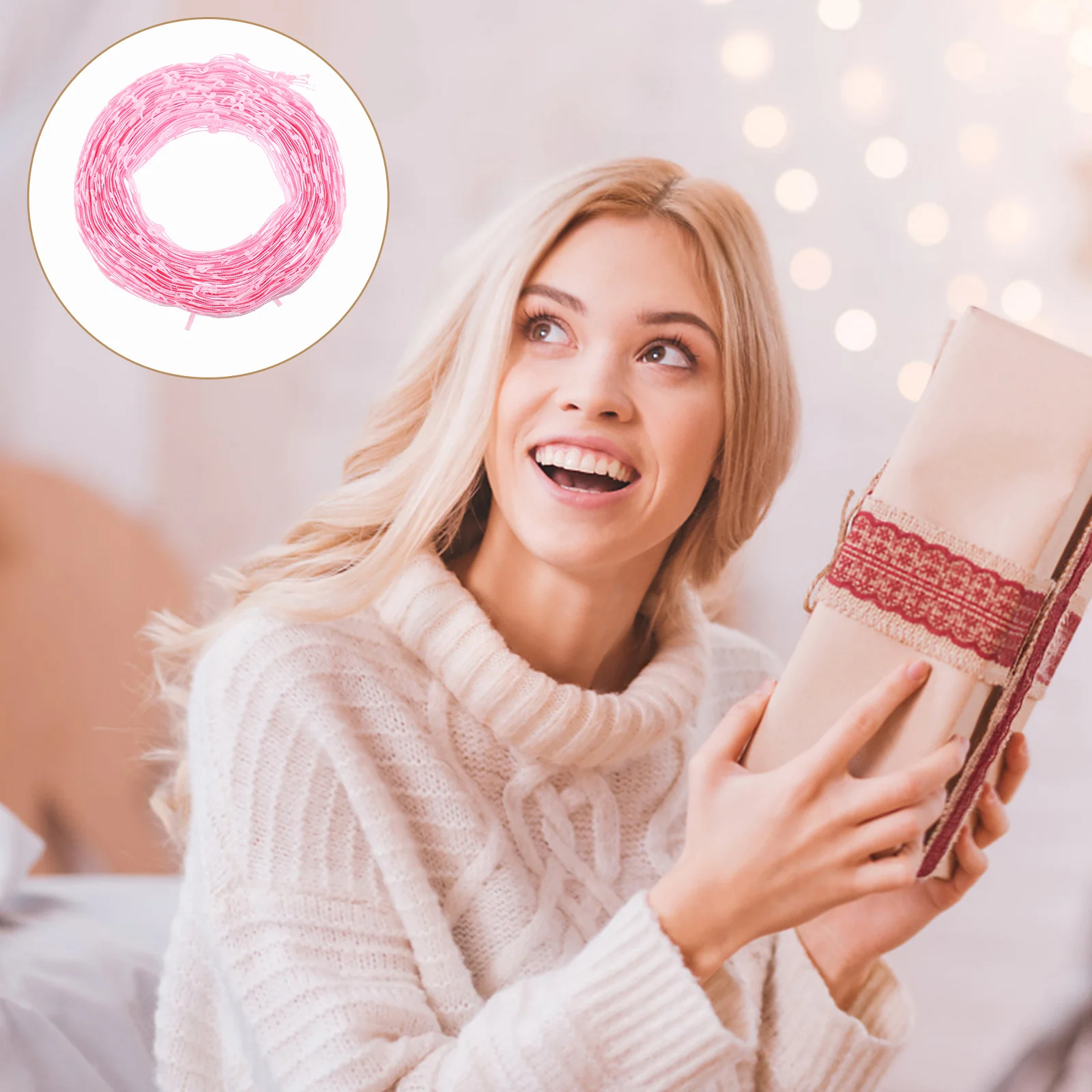 

10 Yards Cartoon Satin Musical Note Ribbon Premium Polyester Durable for Sewing DIY Gift Wrap Craft Packaging and Party