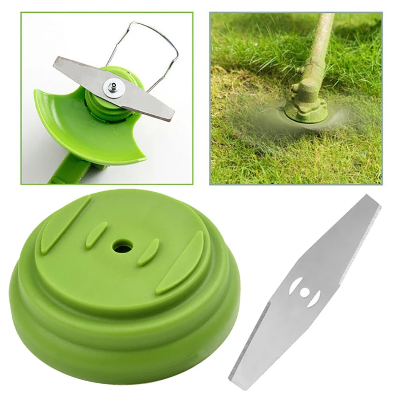 1 Set Garden Grass Trimmer Part Power Tool For Electric Cordless Replacement Strimmer Durable Blade Base Plastic Cover